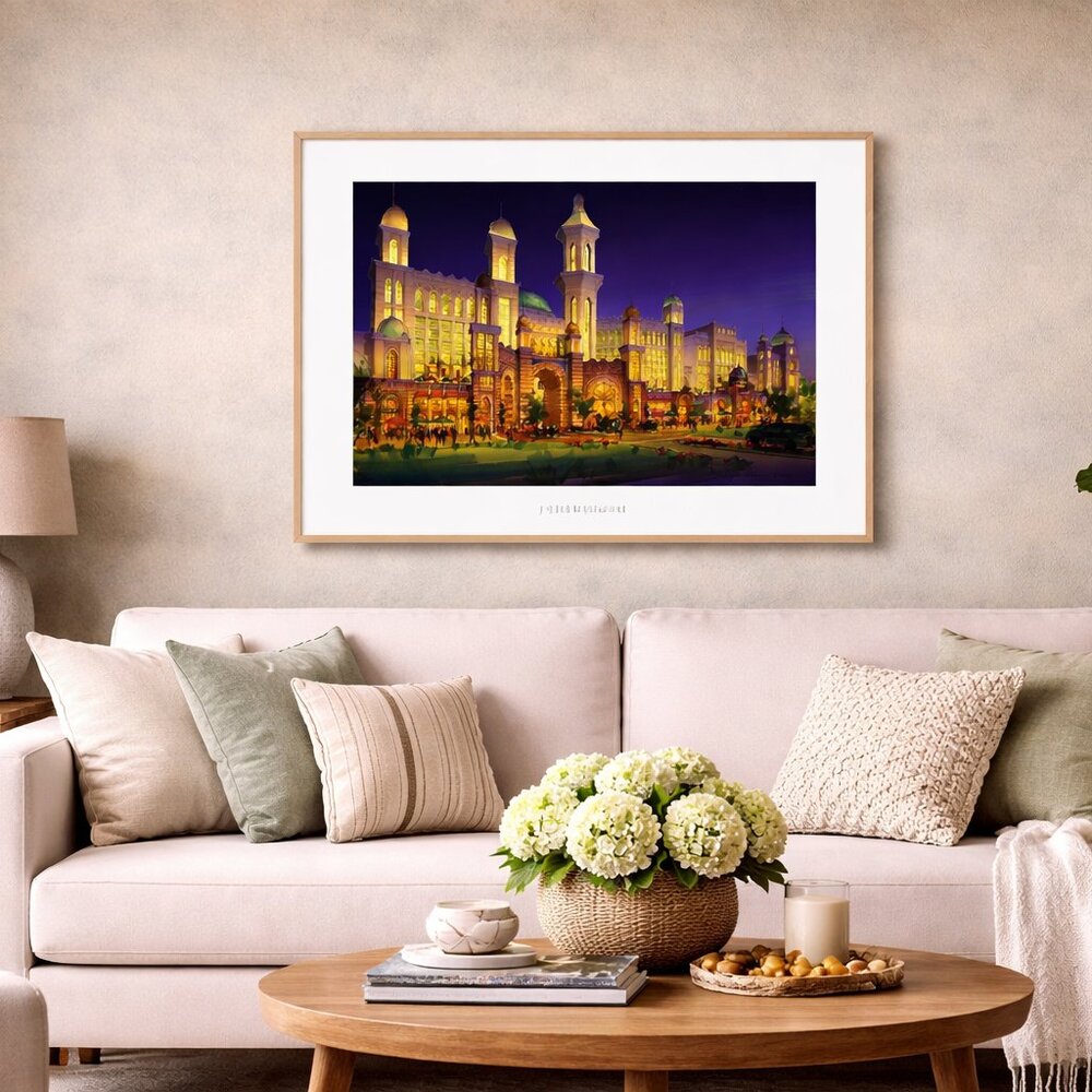 Dreams Beneath the Domes – Limited Edition Signed Art Print by Kurt Xu 12x16